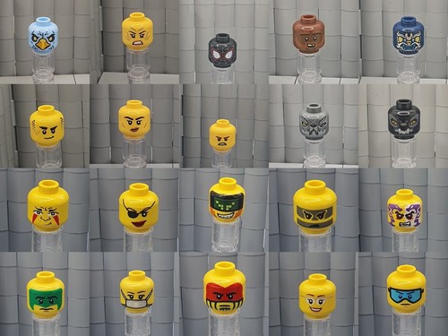 Lego kopf minifig figur - kopf,