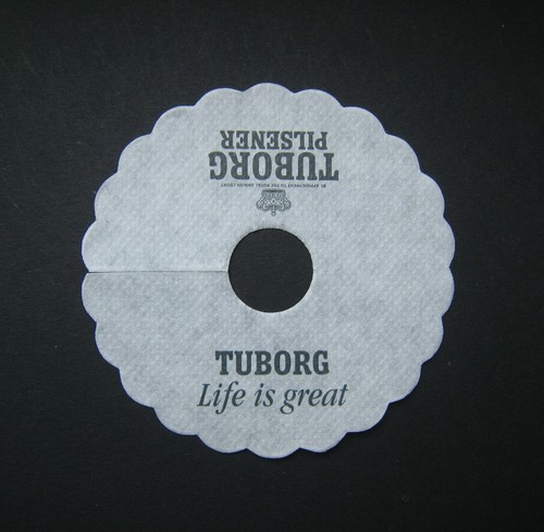 Tuborg pilsdeckchen bierdeckel - pilsdeckchen,