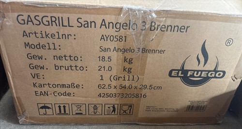 Fuego gasgrill grillwagen - gasgrill,