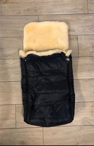Echter lammfell fußsack - echter,