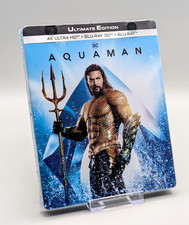 Aquaman 4K UHD + 3D + 2D Steelbook FR Edition NEU OVP dt. Ton auf 4K u. 3D Disc