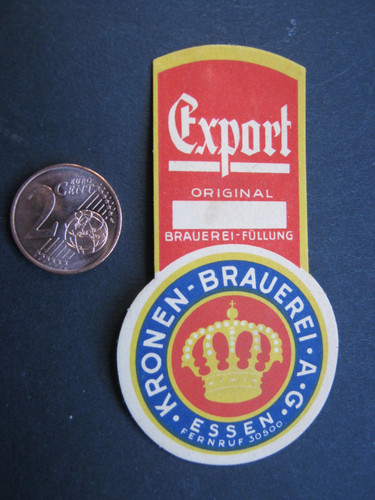 Altes bieretikett kronen - altes,