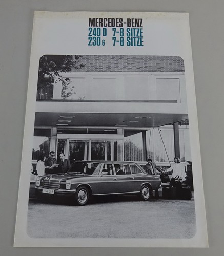 Prospekt mercedes benz w114 8 - prospekt, mercedes-benz