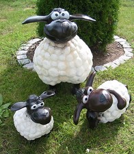 3 er SET Deko SCHAFE ORIGINAL