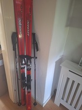 Ski ATOMIC BETA CARV 8-22 POWER CHANNEL CARBON mit bindung + Skistöcke Von Scott