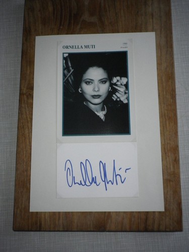 Ornella muti autogrammkarte - muti,