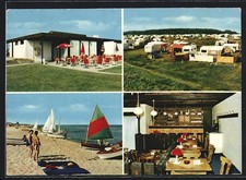 Booknis, Campingplatz Booknis, Gasthaus, Ansichtskarte 