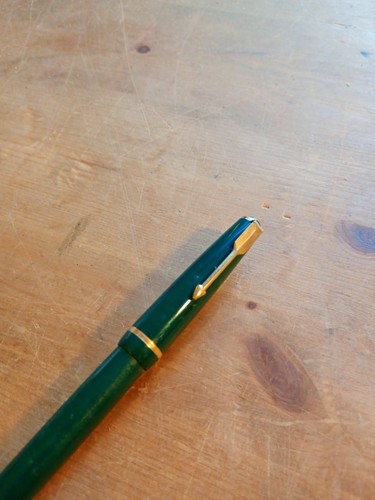 Parker duofold slimfold - parker, grün
