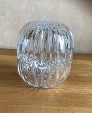 Bonboniere Kristallschale mit Deckel Bonbonglas Zuckerdose Sahneschälchen,