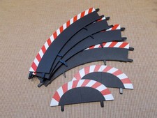 Carrera 4x Randstreifen aussen, 4x Endstücke, für Kurve 1/60, Evolution 132 124