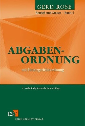 Abgabenordnung mit - abgabenordnung:,