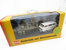 335HO - Busch H0 5630 - Radarfalle mit "Funktion" und Fahrzeug - top in OVP