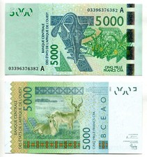 5000 Francs West African