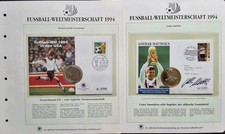 Medaille Fussball Weltmeisterschaft 1994 Numisbrief Half Dollar Lothar Matthäus 