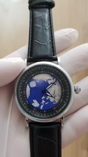 LIGE Luxury Uhr | Weltkarte