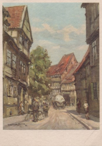 Alt halberstadt bei den - ak,
