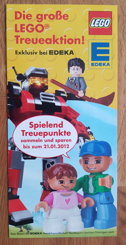 Lego werbung faltblatt - lego, werbung: