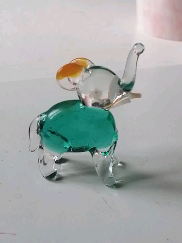 Elefant glas handarbeit - -,