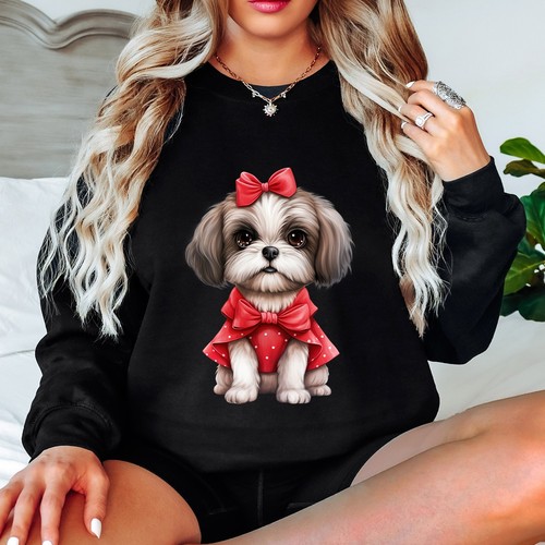 Shih tzu welpe - welpe, rot
