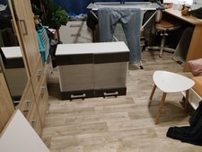 Küchenschrank gebraucht Ikea, weiß, Hängeschrank mit Glasfront, 60cm breit