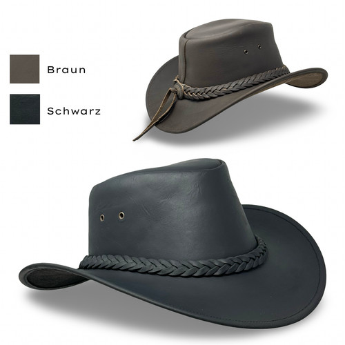 Lederhut western cowboy unisex - lederhut,