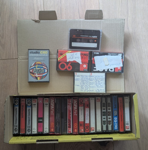 Vintage kassetten konvolut - vintage, kassetten-konvolut