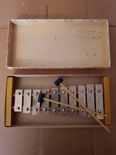 Ddr spielzeug metallophon ovp - metallophon,