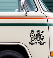 Aufkleber Moin Moin Maritime Fun Auto Sticker Tuning JDM Decal car boot lkw Bike