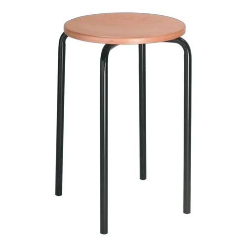 Stapelhocker buche stahl - /,