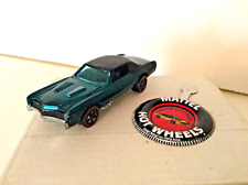 Hot Wheels Redliner by Mattel org.1968 "CUSTOM ELDORADO" mit org. Button no Box
