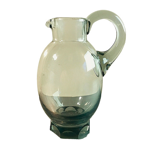 Rauchglas glas vase kanne - rauchglas,