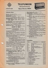 Service Manual-Anleitung für Telefunken Opus Stereo 2004 