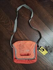 Mädchen-Umhängetasche; Marke: Jack Wolfskin; Farbe: orange mit grauen...