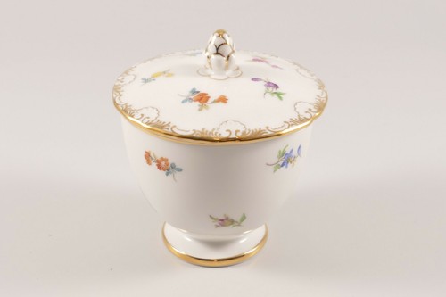 Meissen deckeldose zuckerdose - deckeldose,
