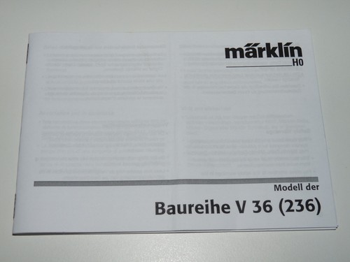 Märklin anleitung für - ++,