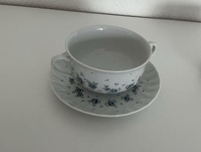 Suppentasse mit Untertasse