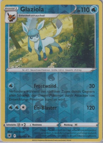 Pokémon glaziola astralglanz - pokémon,