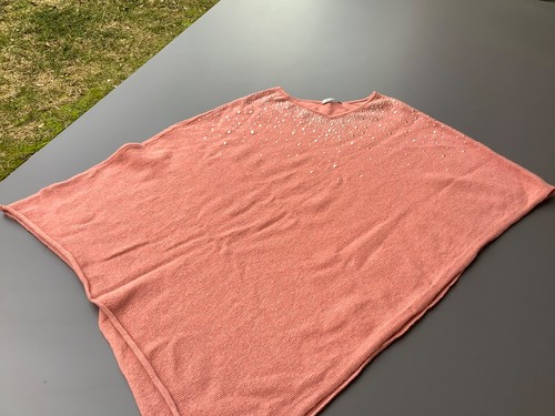 Poncho braun cashmere - poncho,