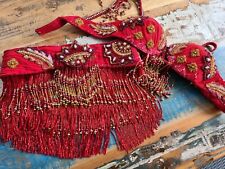 Bauchtanzkostüm Bauchtanz Kostüm rot Orient Kostüm