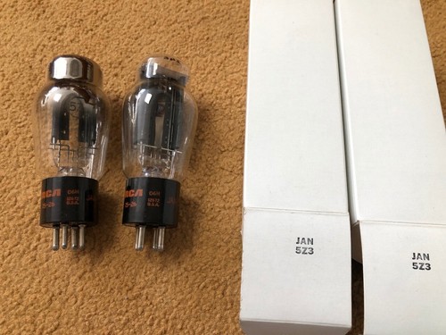 Matched pair rca jan 5z3 - jan,