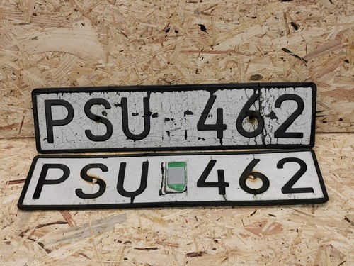 Altes sammler nummernschild - 2x,