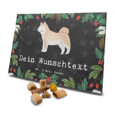 Personalisierter Hunde Adventskalender Akita Inu Moment - Japanischer Ken ra..