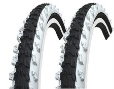 2 Stück Kenda 24 Zoll Reifen schwarz/weiß 24x1.95 (50-507) MTB Decke Kenda K-829