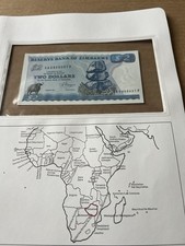Banknote Simbabwe 2 Dollar