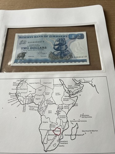 Banknote simbabwe dollar - banknote, 2