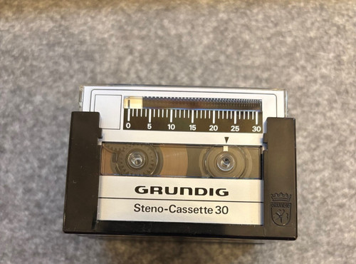 Grundig office steno cassette - grundig,
