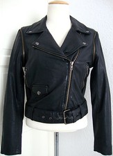 MUUBAA SAVONA CROPPED BIKER JACKET VESTE Lederjacke Damen Jacke Gr.40 NEU+ETIKET