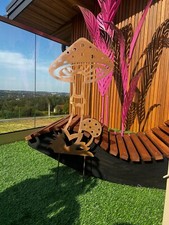 Edelrost Deko Pflanzenstecker Gartendeko Pilz Herbstdeko Pilze 40 x 70 Hoch