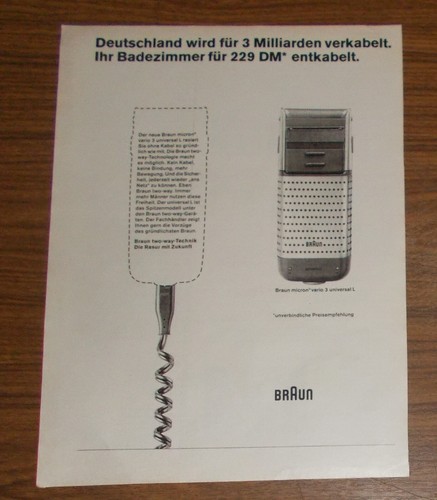 Seltene werbung vintage braun - seltene,