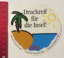 Aufkleber/Sticker: NEC - Druckreif - Pinwriter P6 Plus/P7 Plus (20031614)